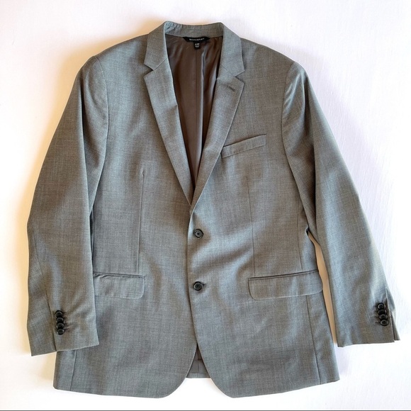 BANANA REPUBLIC Blazer Tollegno 1900 Extra Fine Merino Slim Fit 44R - Picture 9 of 16
